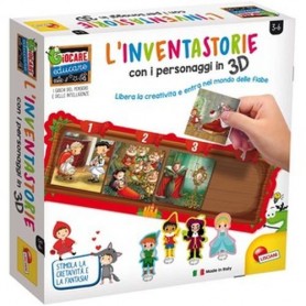 Liscianigiochi . 72644 - Montessori Inventafavole Mondo Fantastic