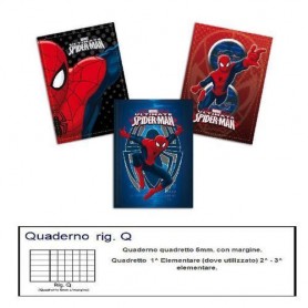Gesco Trading . 330443 - Quaderno Maxi Spiderman 80Gr 20+1Ff -Q-