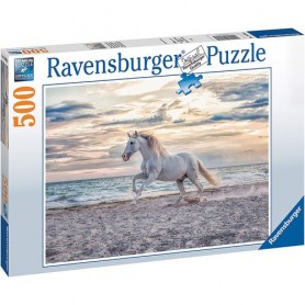 Ravensburger . 16586 - Puzzle Pz.500 Cavallo In Spiaggia