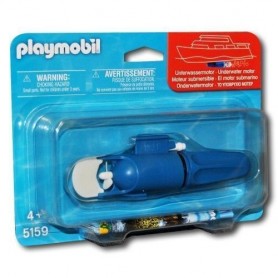 Playmobil 5159 - Playmobil 5159 Motore Subacqueo Dim.Cm.18,7X13X21.Funziona C/1 Pila Aaa.
