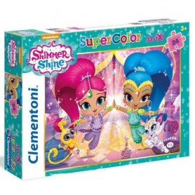Clementoni 24486 - Puzzle Maxi Pz.24 Shimmer And Shine +3A