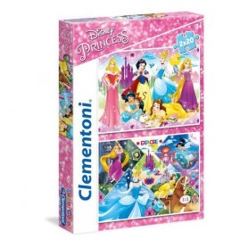 Clementoni 24751 - Puzzle Pz.2X20 Princess