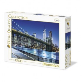 Clementoni 31804 - Puzzle Pz.1500 New York Hqc