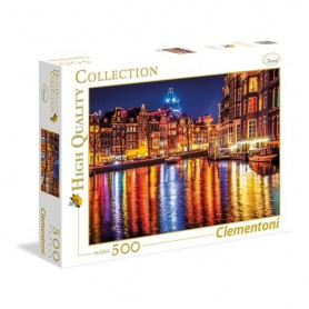 Clementoni 35037 - Puzzle Pz.500 Hqc Amsterdam