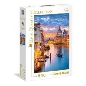 Clementoni 35056 - Puzzle Pz.500 Lighting Venice Hqc