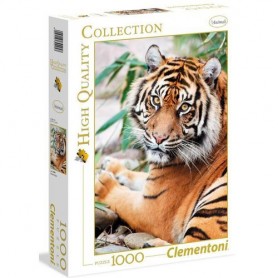 Clementoni 39295 - Puzzle Pz.1000 Hqc Sumatran Tiger