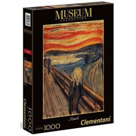 Clementoni  39377 - Puzzle Pz.1000 Museum L'Urlo Di Munch