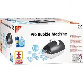 Dulcop International 500205000 - Pro-Bubble Machine C/Alimentatore Rete 18X22X14Cm Serbatoio 300Ml Portatile
