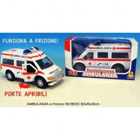 Toys Garden . 23963 - Ambulanza In Scatola Cm.29.5X15X13