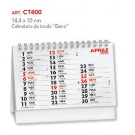 Cangini Filippi Ct400-555 - Calendario Tavolo Wire-O 14,4X10,2
