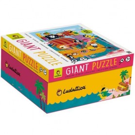 Educational . 74877 - Ludattica Giant Puzzle La Nave Dei Pirat