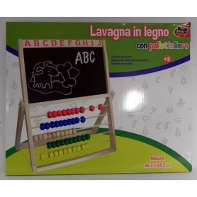Richtoys China Limited Rt123065C - Lavagna In Legno Con Pallottoliere       36,2X45,2Cm