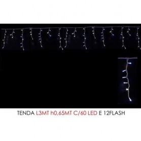 General Trade 451190 - Tenda C/60Led E 12Flash 3Mt Bianco Fredd O
