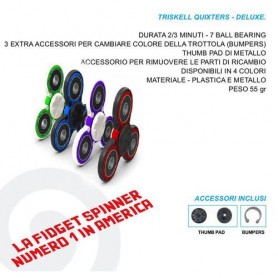 O.D.S. 20902 - Triskell Quixters Deluxe 7.5X7.5X1.4Cm 3 Extra Accessori Per Cambiare Colore