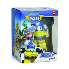 Rocco Giocattoli 21737226 - Poli Robot Trasformabile Bucky 12,7X17X12,7Cm