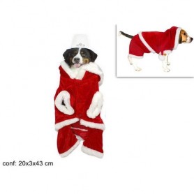 Due Esse Christmas  107443 - Vestitino Dog Babbo Natale