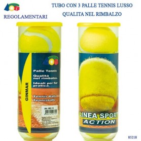 Ginmar 85218 - Tubo C/ 3 Palle Tennis Lusso