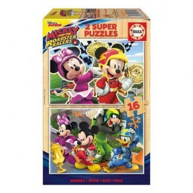 Educa Borras S.A.U. 17622 - Puzzle 2X16 Mickey And The Roadster Race