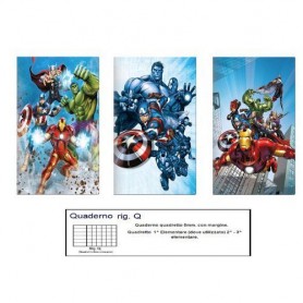 Gesco Trading . 330379 - Quaderno Maxi Avengers 80Gr 20+1Ff -Q-
