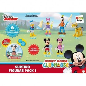 Imc Toys Italy . 181854Mm1 - Mickey Mouse Clubhouse Pack1 6Personaggi 15X17.5X5Cm-+3Anni-Articolati C/Access.