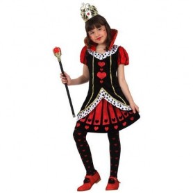 Belcult . 22628 - Costume Bambina Regina Di Cuori 7/9 Anni