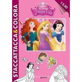 Giunti Editore W02744 - Principesse Staccattacca & Colora Non Imp. Iva Art.74/C