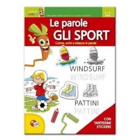 Liscianigiochi . 4578 - Libro Le Parole Gli Sport Con Stickers Esente Iva Art.74 21X29,7Cm 32Pagine