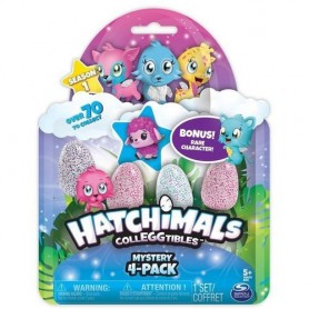 Spin Master 6034167 - Hatchimals Collezionabili 4 Pack Ass.To 18X4X23Cm-C/Collector Map-H.4Cm-+4Anni
