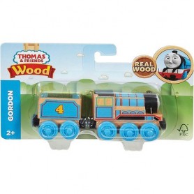 Mattel . Fhm45 - Thomas & Friends Wood Gordon 11,5X21X4Cm In Legno Da Fonti Sostenibili