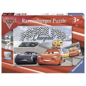 Ravensburger . 7609 - Puzzle 2X12 Cars 3 A Ravensburger