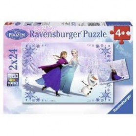 Ravensburger . 9115 - Puzzle 2X24 Frozen Ravensburger