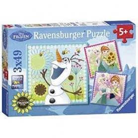 Ravensburger . 9245 - Puzzle 3X49 Frozen A Ravensburger