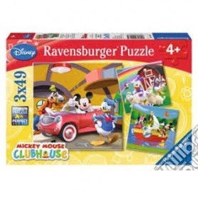 Ravensburger . 9247 - Puzzle 3X49 Topolino Ravensburger