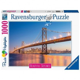 Ravensburger . 14083 - San Francisco Puzzle 1000 Pz - Foto E Pa Esaggi