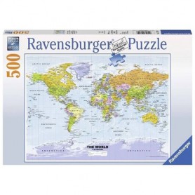 Ravensburger . 14755 - Puzzle Pz 500 Cartina Politica
