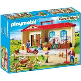 Playmobil 4897 - Playmobil 4897 Country Fattoria Portatil 39X24X20 In Valigetta 4/10Anni