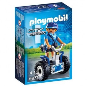 Playmobil 6877 - Playmobil 6877 Poliziotta Con Balance Bo Ard-Dim.Cm.14,2X9,3X4,5.