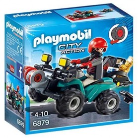 Playmobil 6879 - Playmobil 6879 Quad Del Bandito Dim. Cm.14,2X14,2X6,6