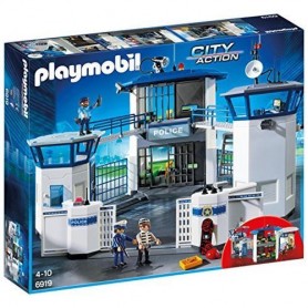 Playmobil 6919 - Playmobil 6919 Stazione Della Polizia Con Prigione - Dim. Cm.58,5X50X12,5