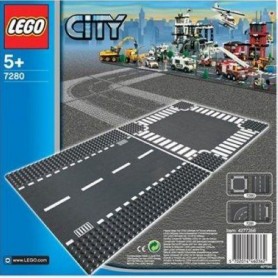 Lego 7280 - City Rettilineo E Incrocio 308X260X6Mm