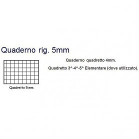 Pigna 1006 - Quaderno Maxi Fant. 100Gr 5M P.50.060