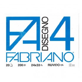 Fedrigoni 32 - Fabriano Blocco F4 24X33 Ruvido