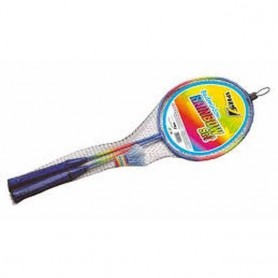 Mandelli . 101217 - Set Badminton Rainbow 2 Racchette+Volano