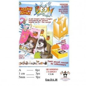 Giochi Preziosi 7944 - Cuccioli C.A. Quaderni C/Gadget 18