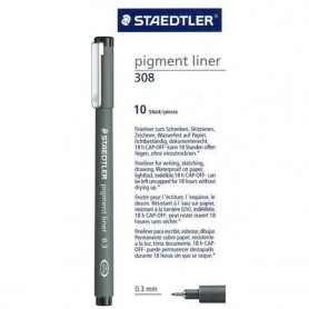 Staedtler 30803 - Pennarello Pigment Liner 0,3 10