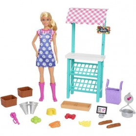 Mattel . Hcn22 - Barbie Mercato Frutta E Verdura