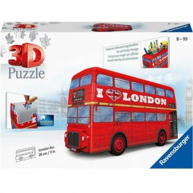 Ravensburger . 12534 - Puzzle 3D London Bus - Ravensburger