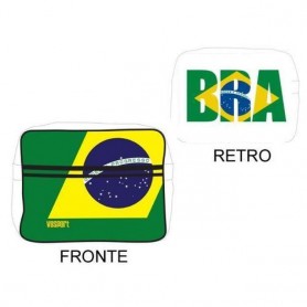 Hk Project 2 - Borsa Tracolla Band.Brasil Cm.38X29X12