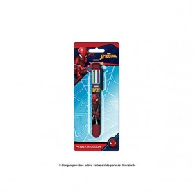 Gesco Trading . 6950196 - Blister Penna 6 Colori Spiderman