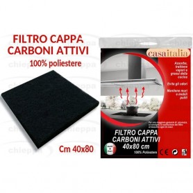 Chieppa 9000748 - Filtro Cappa 40X80 Nero